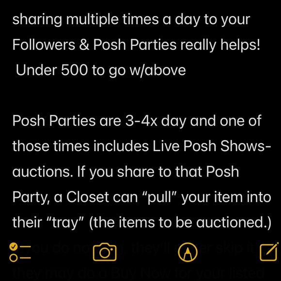 New Posher Posh Party Live Poshmark Sharing Tips Sunshine 💜☀️💜 - Picture 2 of 7